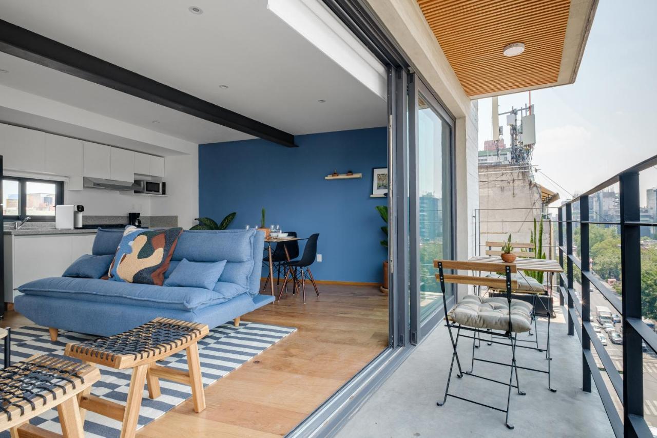 Modern Apartments La Condesa Pet Friendly Meksika Dış mekan fotoğraf